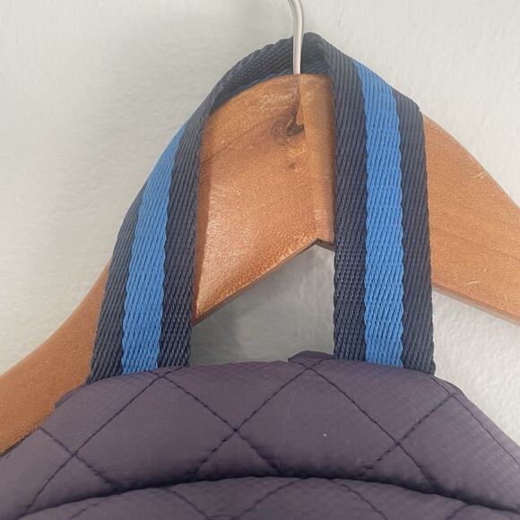 Oliver Thomas Backpack Womens Metallic blue Quilted Tennis Racket bag - Picture 2 of 16